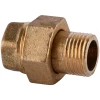 Згін американка пряма латунна 3/4″ВР х 3/4″ЗР ливарна з паранітовою прокладкою 1503Б