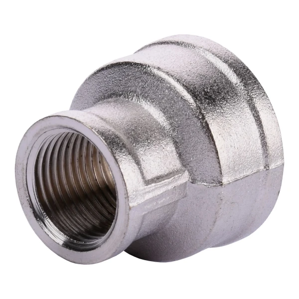 Муфта редукционная 1″х1/2″ВВ никелированная Ni 08761.02