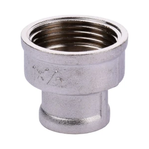 Муфта редукционная 1″х1/2″ВВ никелированная Ni 08761.02