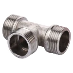 Тройник 3/4″ННН никелированный Ni 08787.2
