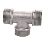 Тройник 3/4″ННН никелированный Ni 08787.2