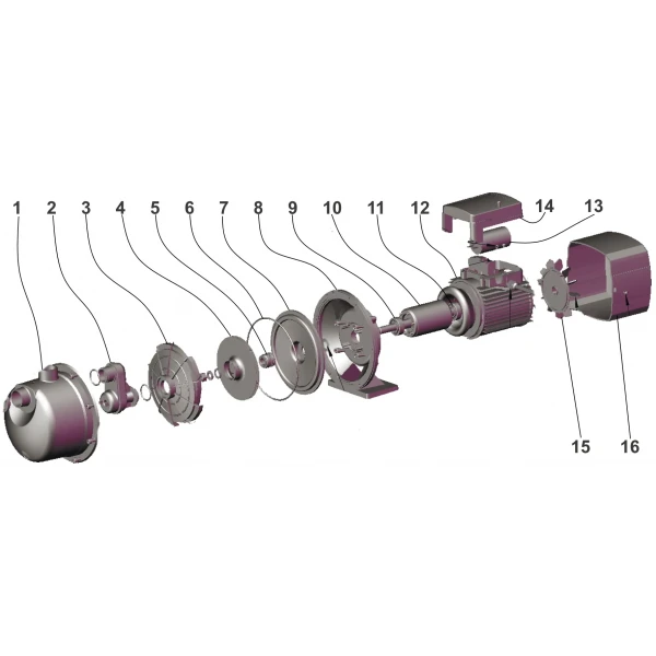 Насос відцентровий Optima JET150S PRIME 1,3кВт