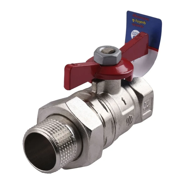 Кран кульовий ARCO 1″ SENA 154105 прямий з американкою (754105)