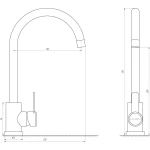 Смеситель для кухни Globus Lux WIEN SUS2-203S