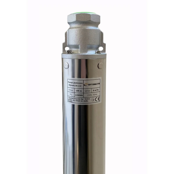 Насос скважинный с повышенной уст-тью к песку OPTIMA PM 4QJm4/26 2,2 кВт 205м + 2 м кабель