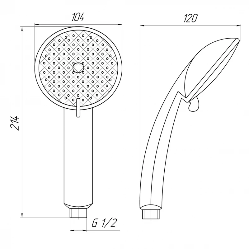 Душова лійка Globus Lux NSF-580-1-LUX Blister