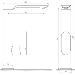 Смеситель для кухни Globus Lux Ontario GLO-0203L