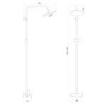 Душевая система Globus Lux ONTARIO GLO-0005