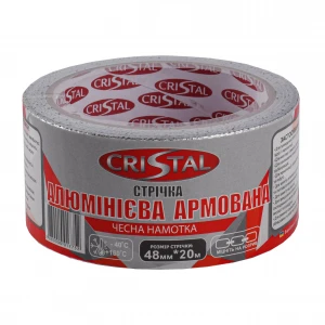 Лента алюминиевая армированная CRISTAL 48мм х 20м