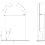 Смеситель для кухни MixMIRA ALPEN MS1-203S