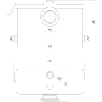 Канализационная установка VOLKS pumpe WC500-1