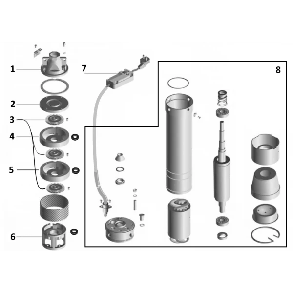 Насос скважинный вихревой OPTIMA 3SKm100 0,75кВт + кабель 15м и пульт