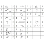 Душова кабіна квадратна без піддона ODRA N100FS (N100) BRAVO (1уп.)