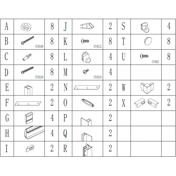 Душова кабіна квадратна без піддона ODRA N100FS (N100) BRAVO (1уп.)