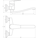 Смеситель для кухни DOMINO BLITZ DBC-104