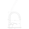 Змішувач для кухні EcoMix ENERGO E-GEZ-203SLR-BLACK