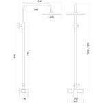 Душевая система Globus Lux SICILIA SBQ-SH-105