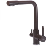 Змішувач для кухні під осмос Globus Lux LAZER GLLR-0444-6-MARONE