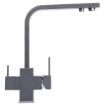 Смеситель для кухни под осмос Globus Lux LAZER GLLR-0111-3-TITANIUM