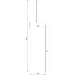 Йоржик Підлоговий Globus Lux SQ 9429B SUS304