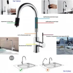 Смеситель для кухни под осмос TOPAZ CORSICA TC-8802-H48