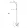 Смеситель для ванны TOPAZ BARTS TB 07113-H36