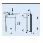 Водонагрівач LEOV LUN Small 5 l підвод води зверху (5L UN)