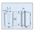 Водонагрівач LEOV LUN Small 10 l підвод води зверху (10L UN)