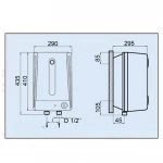 Водонагрівач LEOV LUB Small 10 l підвод води знизу (10L UB)