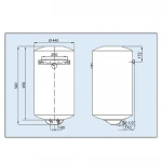 Водонагрівач LEOV LV Dry 50 l сухий тен (50L D)