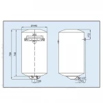 Водонагрівач LEOV LV Dry 80 l сухий тен (80L D)