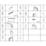 Душові двері PROSNA 80TCW.Line (80W.Line) BRAVO (1уп.)