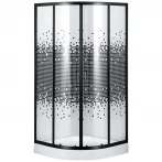 Душевая кабина полукруглая DRAWA L90TB.Mosaic (L90B.Mosaic) BRAVO (2уп.)