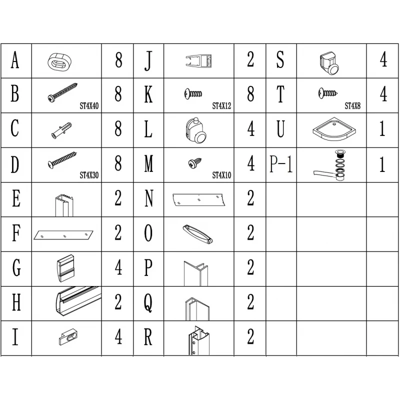 Душевая кабина полукруглая DRAWA L90TB.Mosaic (L90B.Mosaic) BRAVO (2уп.)