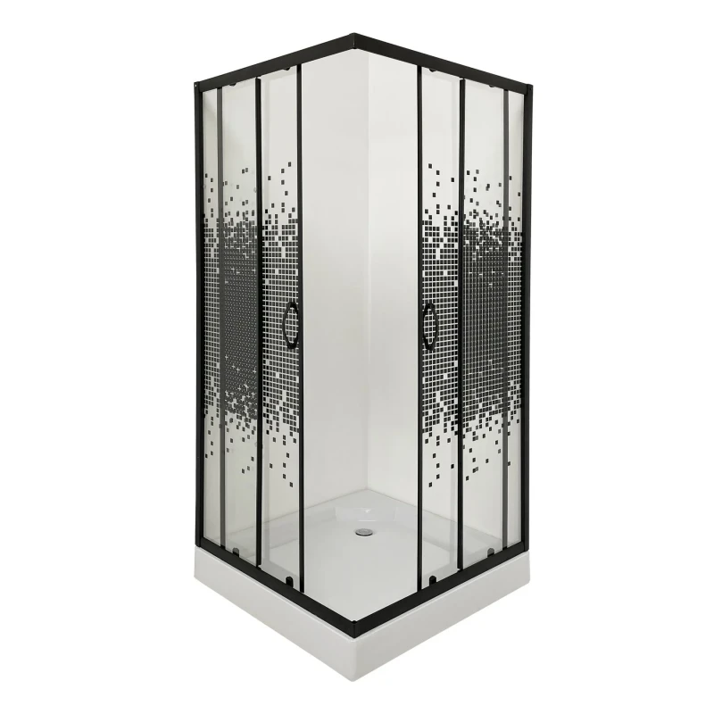 Душевая кабина квадратная NER L90TB.Mosaic (L90B.Mosaic) BRAVO (2уп.)