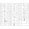 Душевая кабина квадратная NER L90TB.Mosaic (L90B.Mosaic) BRAVO (2уп.)