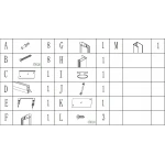 Душова кабіна квадратна без піддона LYNA N90TC (N90T) BRAVO (1уп.)