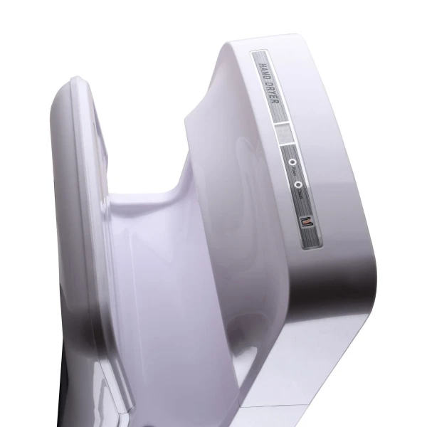 Сушарка для рук HOTEC 11.101 ABS White сенсорна, корпус пластик білий (220В ,1650-2050Вт)