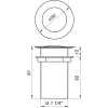 Донний клапан Globus Lux HG-053B (Click-clack)