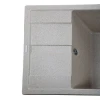 Гранітна мийка Globus Lux ONE мигдаль 650х500мм-А0008