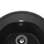 Гранітна мийка Globus Lux MARTIN чорний металікк 510мм-А0001