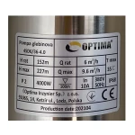 Насос скважинный с повышенной уст-тью к песку OPTIMA 4SD 6/36 4,0 кВт 227м 3-х фазный