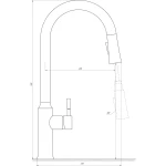 Смеситель для кухни Globus Lux ALPEN SBT1-2033-BB