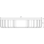 Поличка кутова Globus Lux BS 8499