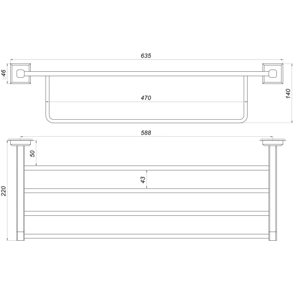 Полиця TOPAZ TKB 9981