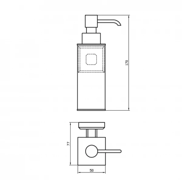 Дозатор рідкого мила TOPAZ TКВ 9932