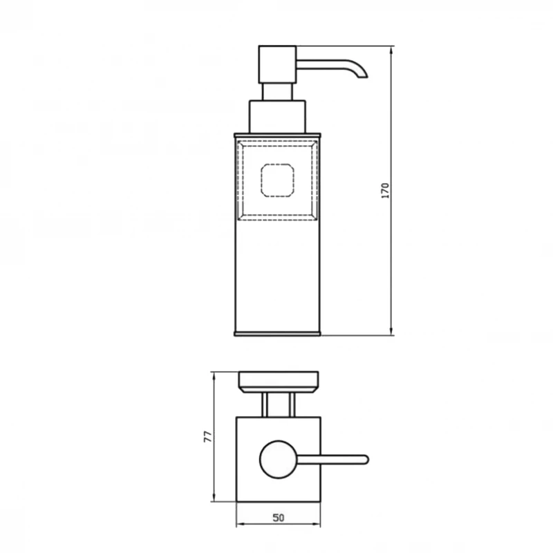 Дозатор рідкого мила TOPAZ TКВ 9932