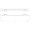 Полиця скляна Globus Lux RM 1702