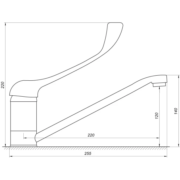 Смеситель для кухни TOPAZ CLINIC TCL-15033