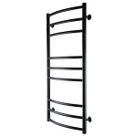 Рушникосушарка UNIO LDE W 1000-500-9 BLK Драбинка Дуга Еліт вода чорна